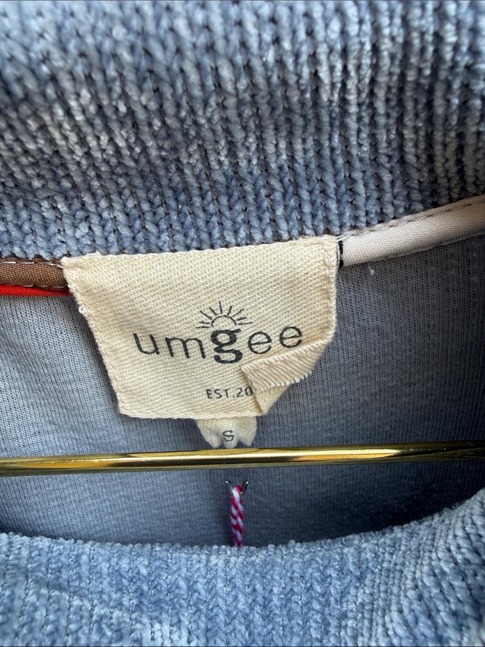 Umgee Kids Blue Gray Tie-Dye Short Sleeve Pocket Tee - Picture 4 of 4